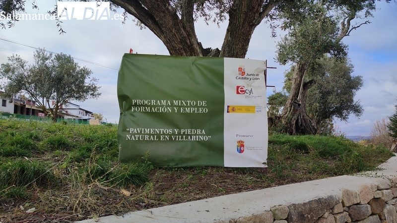 Clausura del taller de empleo de 'Pavimentación y piedra natural' en Villarino de los Aires / CORRAL