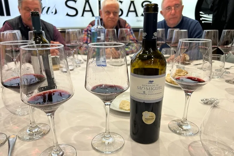Cata de Heredade de Sao Miguel 2021 por la Asociación enológica Cata Añada / JAVIER BRAGADO 