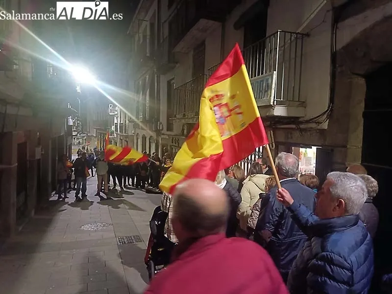 Foto 2 - Las movilizaciones contra la amnist&iacute;a llegan a B&eacute;jar