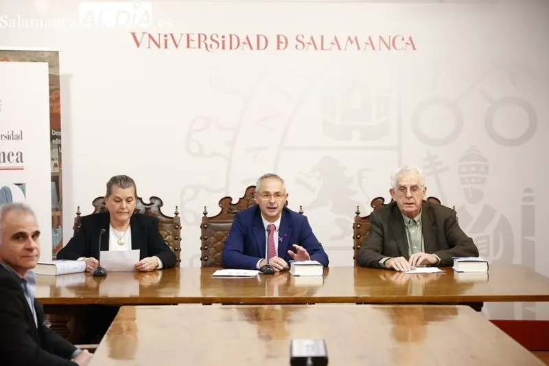 Presentación en el Rectorado de la USAL del libro 'Miguel de Unamuno. Epistolario II (1900-1904)'. Foto de David Sañudo