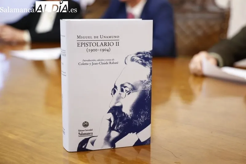Presentación en el Rectorado de la USAL del libro 'Miguel de Unamuno. Epistolario II (1900-1904)'. Foto de David Sañudo
