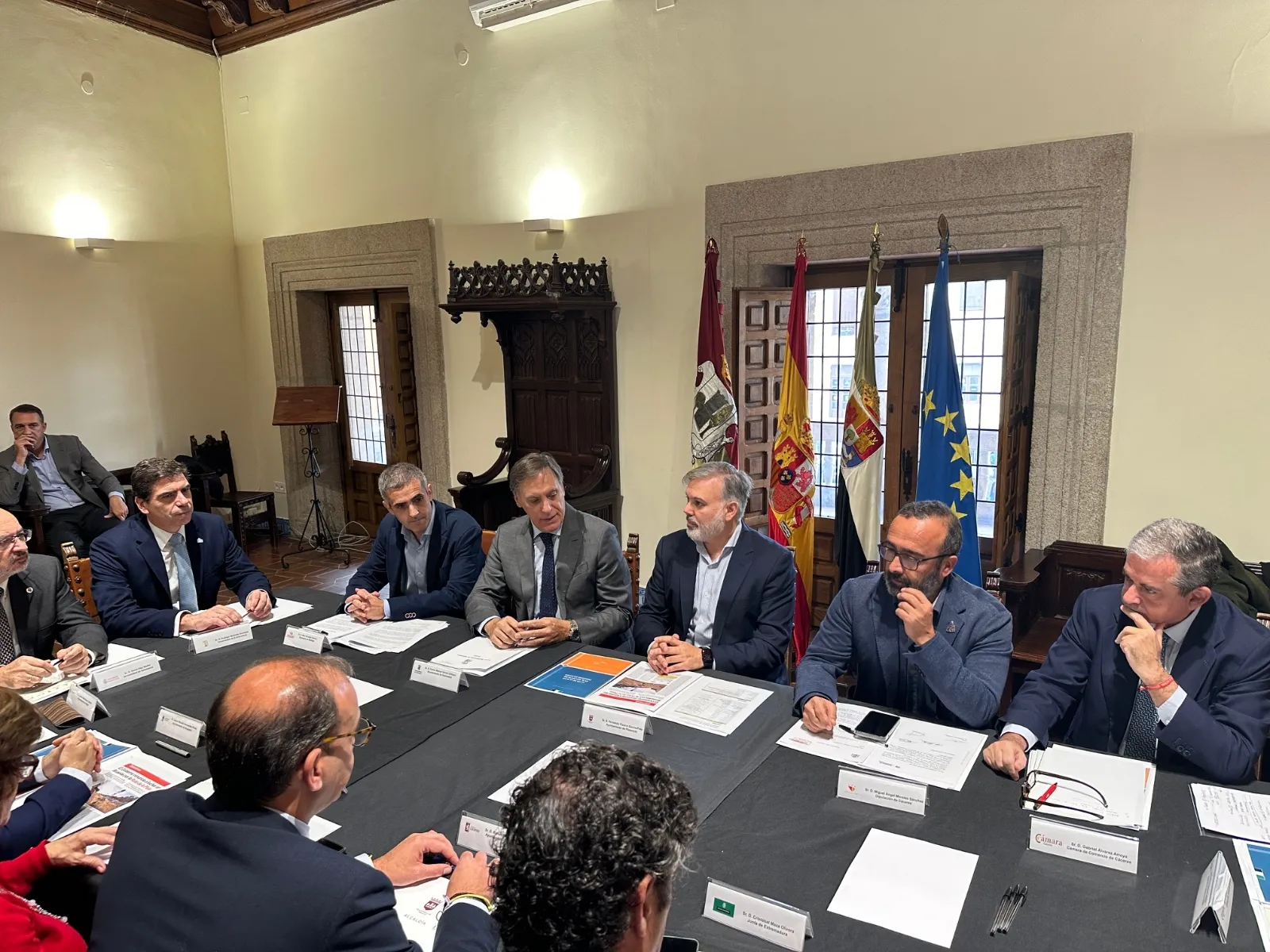 Encuentro institucional en Plasencia para la recuperación del corredor ferroviario de la Ruta de la Plata