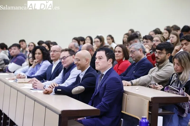 Jornada ‘Inteligencia Artificial y sostenibilidad: transformando el mundo empresarial’, un evento de Salamanca Tech en la Facultad de Economía y Empresa de la USAL. Foto de David Sañudo