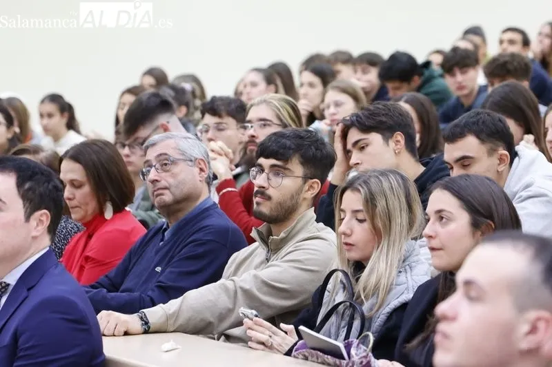 Jornada ‘Inteligencia Artificial y sostenibilidad: transformando el mundo empresarial’, un evento de Salamanca Tech en la Facultad de Economía y Empresa de la USAL. Foto de David Sañudo