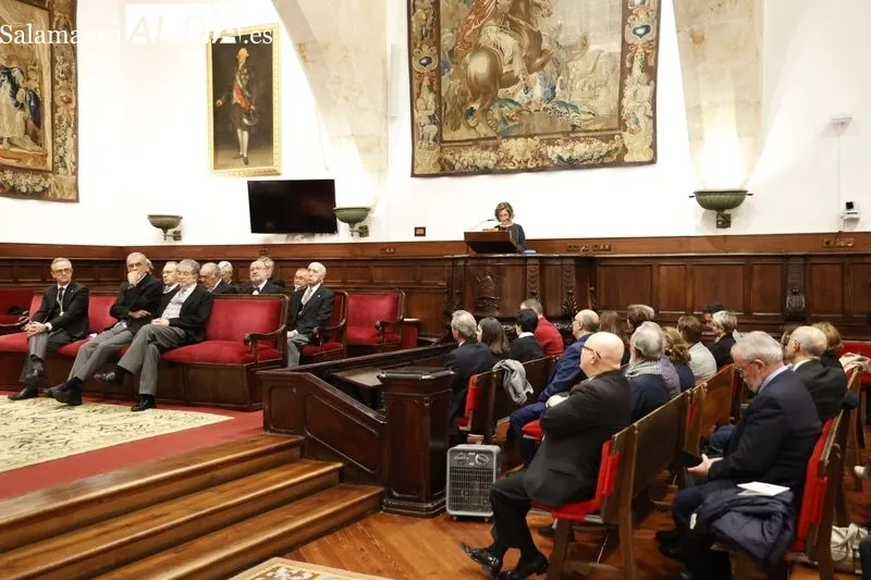 Acto de incorporación la Real Academia de Medicina de Salamanca. Fotos: David Sañudo.