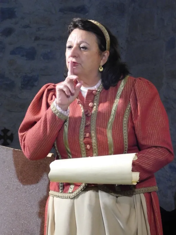 Representación de la obra 'Buscando a Nebrija' en Valderrodrigo 