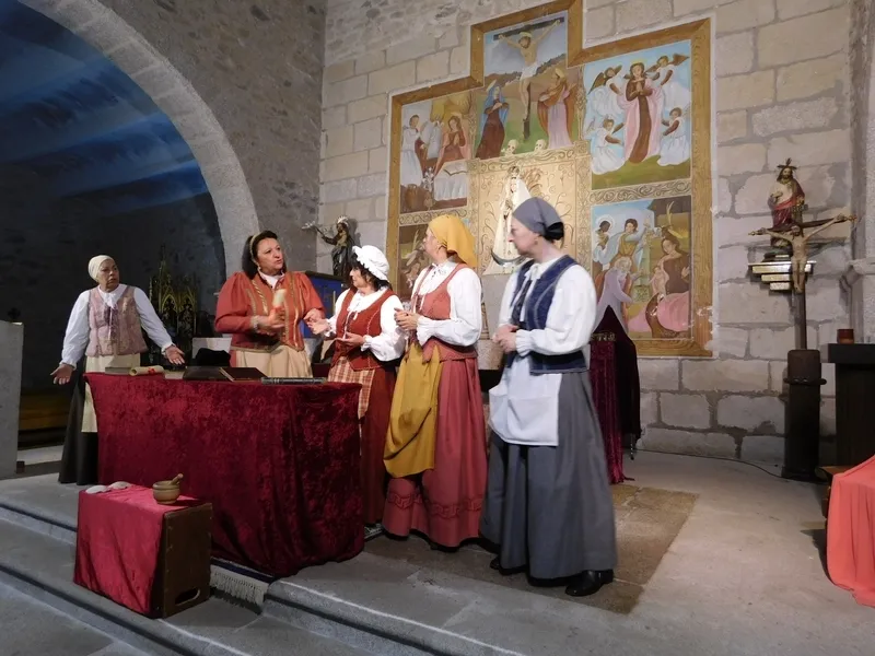 Representación de la obra 'Buscando a Nebrija' en Valderrodrigo 