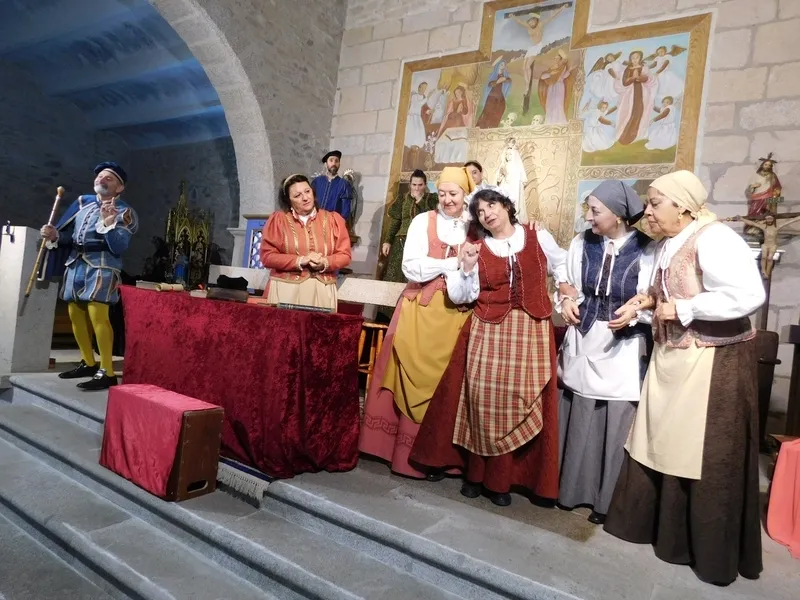 Representación de la obra 'Buscando a Nebrija' en Valderrodrigo 