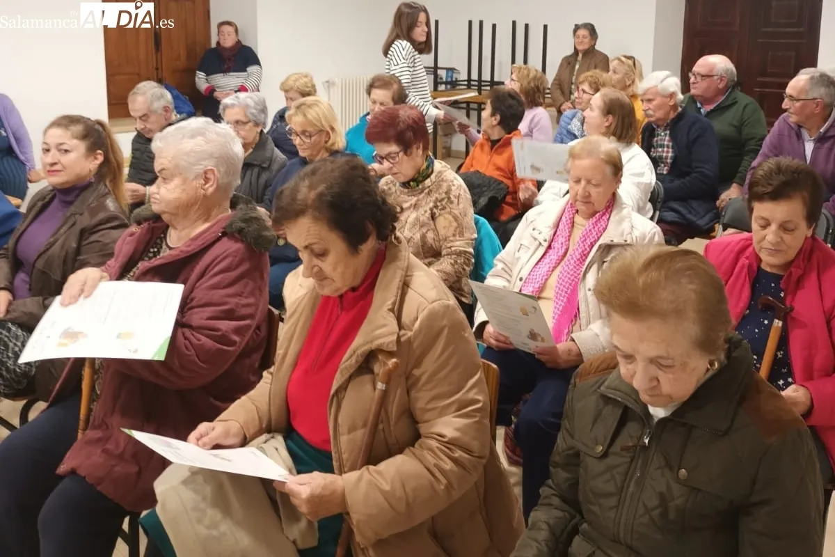 Charla impartida en Bañobárez sobre el deterioro funcional y el bienestar emocional en mayores