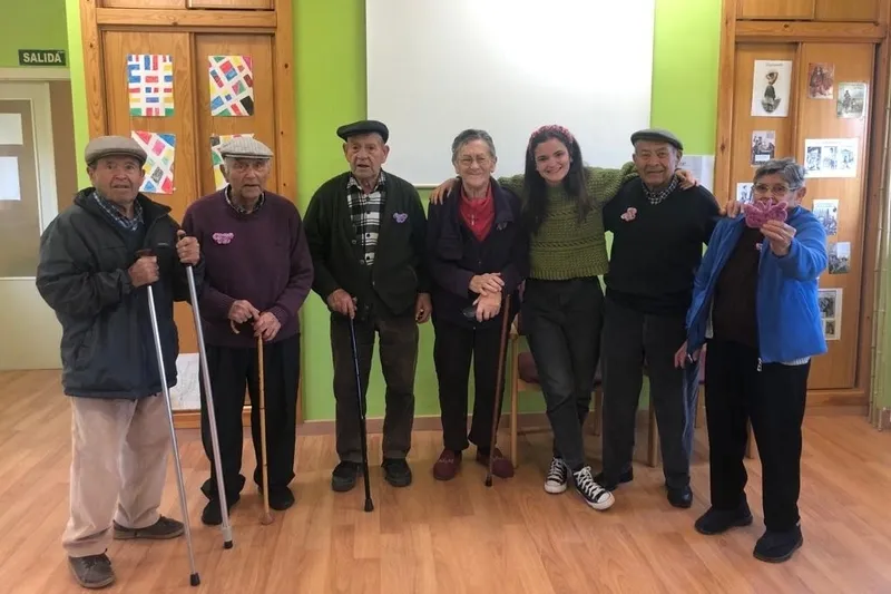 Mayores y niños de la zona de influencia de Escuelas Campesinas en el noroeste de la provincia se sumaron al Día Contra la Violencia de Género 