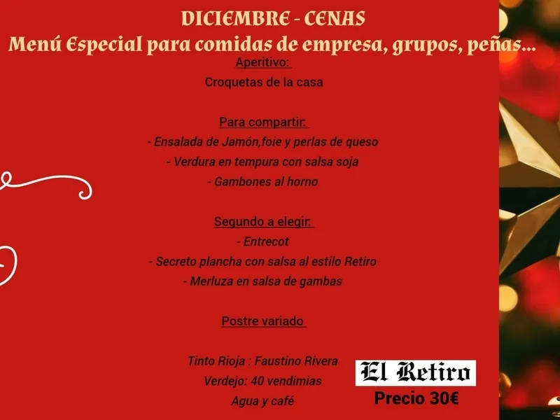 Restaurante El Retiro en Vitigudino, un lugar acogedor para disfrutar de momentos especiales