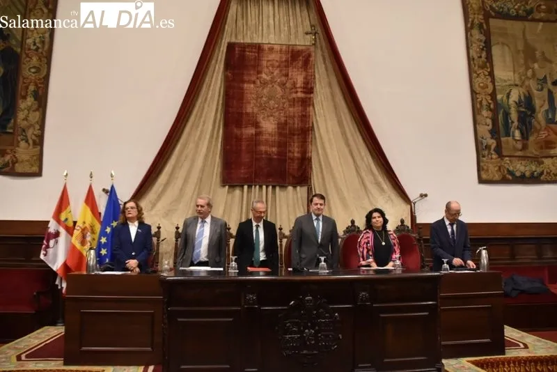 Jornadas '45 aniversario de la Constitución Española de 1978 y 40º del Estatuto de Autonomía de Castilla y León', en el Paraninfo de la USAL. Foto de Vanesa Martins
