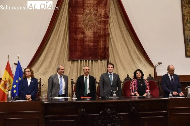 Jornadas '45 aniversario de la Constitución Española de 1978 y 40º del Estatuto de Autonomía de Castilla y León', en el Paraninfo de la USAL. Foto de Vanesa Martins