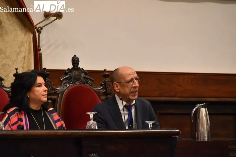 Jornadas '45 aniversario de la Constitución Española de 1978 y 40º del Estatuto de Autonomía de Castilla y León', en el Paraninfo de la USAL. Foto de Vanesa Martins