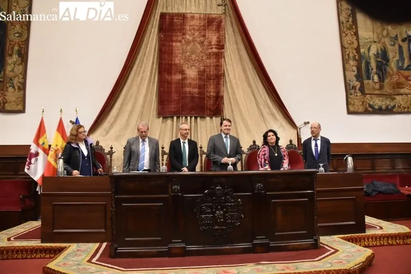 Jornadas '45 aniversario de la Constitución Española de 1978 y 40º del Estatuto de Autonomía de Castilla y León', en el Paraninfo de la USAL. Foto de Vanesa Martins