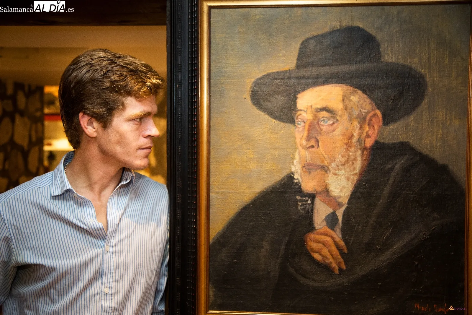 Borja Jiménez en el Museo Taurino de Salamanca. | Fotos: Pablo Angular