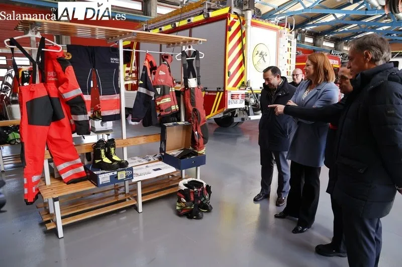 Nuevo material para facilitar la labor de los Bomberos de Salamanca. Foto de David Sañudo