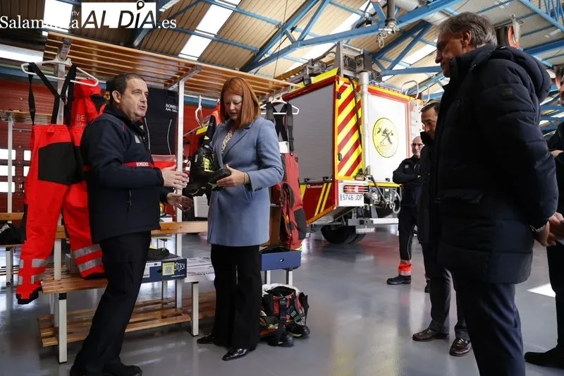Nuevo material para facilitar la labor de los Bomberos de Salamanca. Foto de David Sañudo