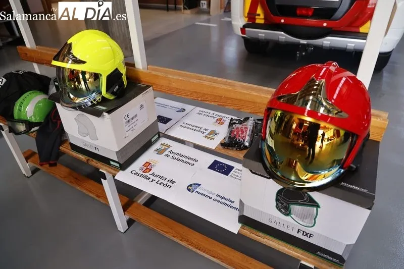 Nuevo material para facilitar la labor de los Bomberos de Salamanca. Foto de David Sañudo