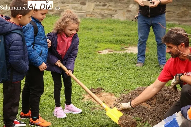 Foto 6 - C&aacute;ritas planta un &aacute;rbol para simbolizar un futuro mejor