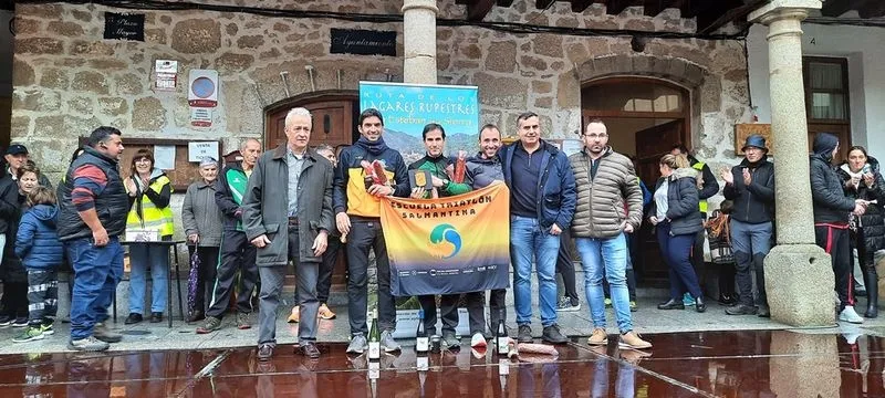 Carrera Popular de la Ruta de los Lagares Rupestres, en San Esteban de la Sierra. Foto de Orycronsport