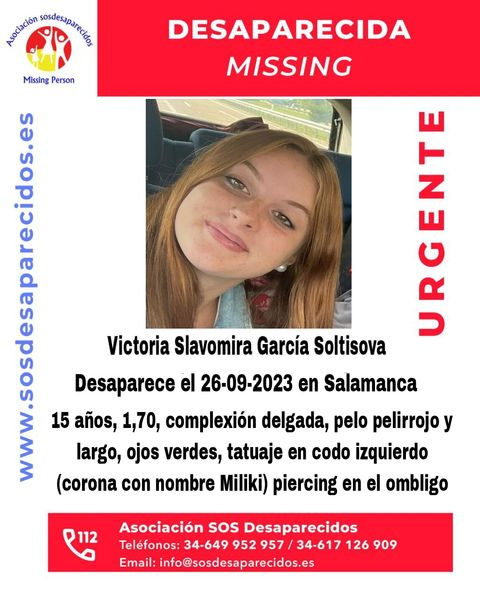 Buscan a una menor de 15 años desaparecida en Salamanca 