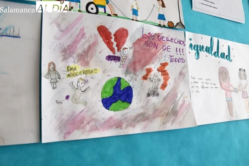 Foto 11 - Escolares salmantinos reivindican con sus dibujos &lsquo;Los derechos de la infancia&rsquo;