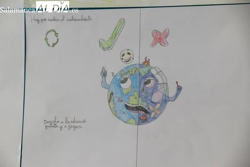 Foto 7 - Escolares salmantinos reivindican con sus dibujos &lsquo;Los derechos de la infancia&rsquo;