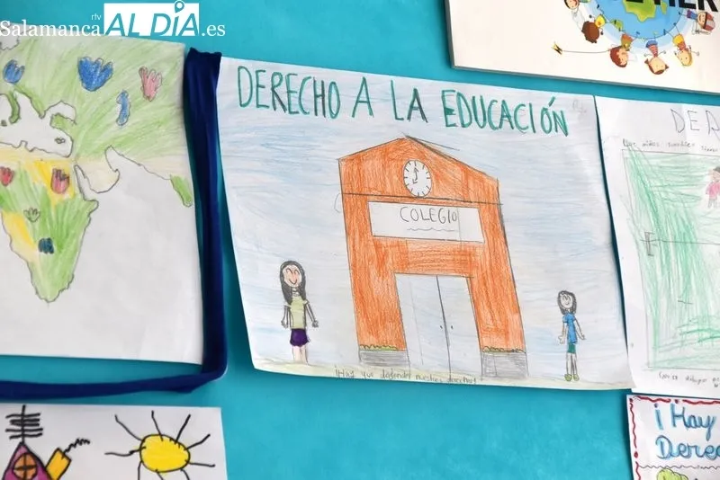 Foto 6 - Escolares salmantinos reivindican con sus dibujos &lsquo;Los derechos de la infancia&rsquo;