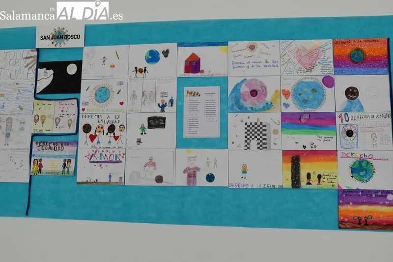 Foto 4 - Escolares salmantinos reivindican con sus dibujos &lsquo;Los derechos de la infancia&rsquo;