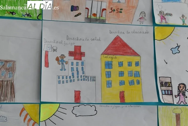 Foto 3 - Escolares salmantinos reivindican con sus dibujos &lsquo;Los derechos de la infancia&rsquo;