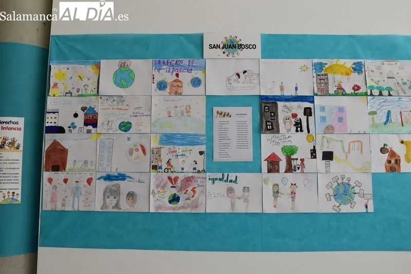 Foto 2 - Escolares salmantinos reivindican con sus dibujos &lsquo;Los derechos de la infancia&rsquo;