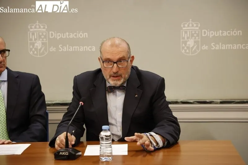 Convenio de colaboración entre la Diputación y los viveros de empresas en la provincia, ubicados en Béjar, Ciudad Rodrigo y Peñaranda de Bracamonte. Foto de David Sañudo