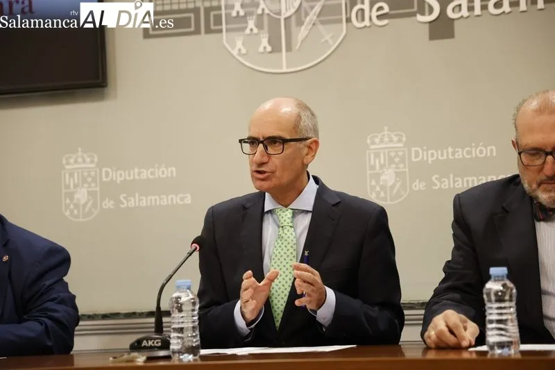 Convenio de colaboración entre la Diputación y los viveros de empresas en la provincia, ubicados en Béjar, Ciudad Rodrigo y Peñaranda de Bracamonte. Foto de David Sañudo