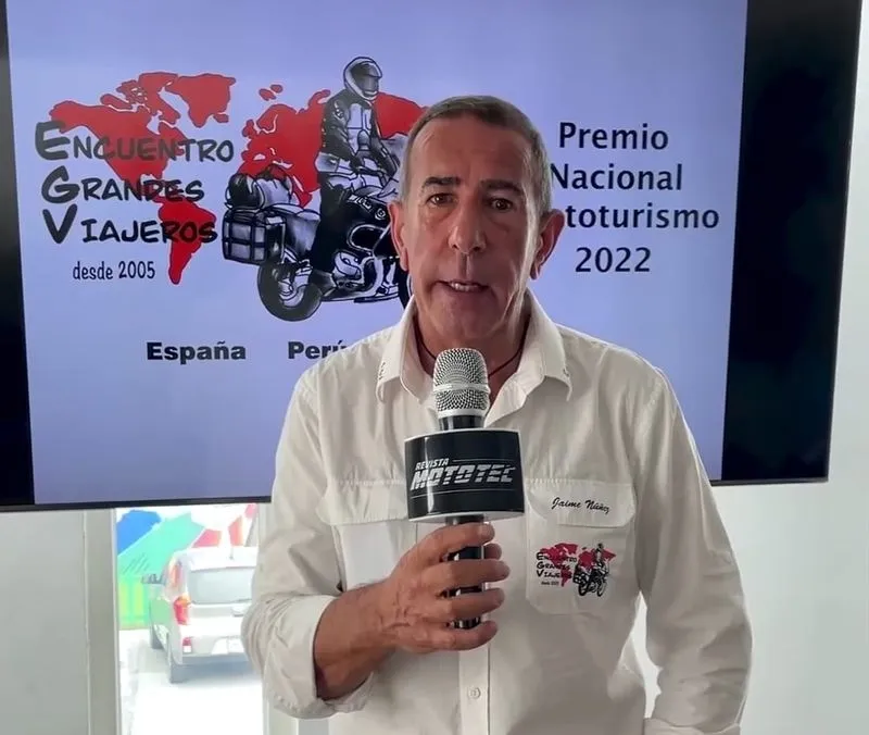 Foto 2 - Jaime N&uacute;&ntilde;ez viaj&oacute; de nuevo a el Per&uacute; para asistir al V Encuentro Grandes Viajeros del pa&iacute;s andino