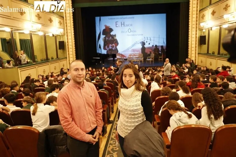 Concierto didáctico “El humor en la ópera”, interpretado por la compañía Camerata Lírica. Foto de David Sañudo