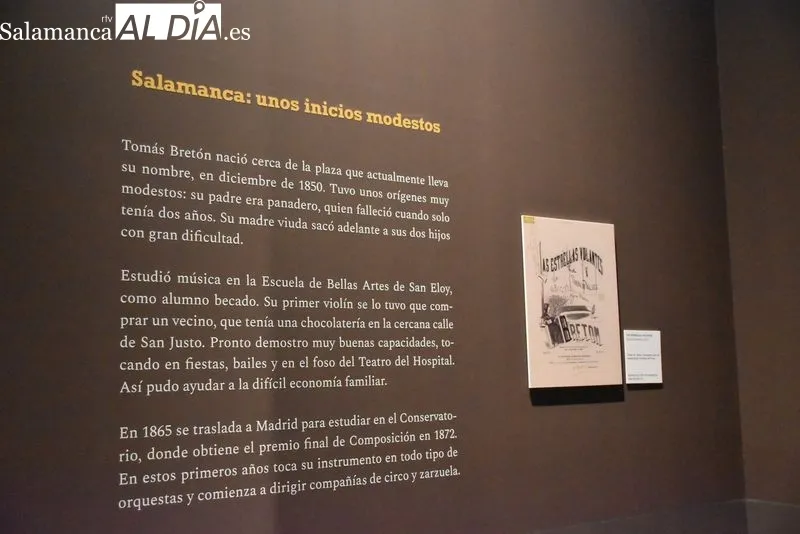Exposición 'Tomás Bretón, mucho más que la verbena de la Paloma’ en la Torre de los Anaya. Foto de Vanesa Martis