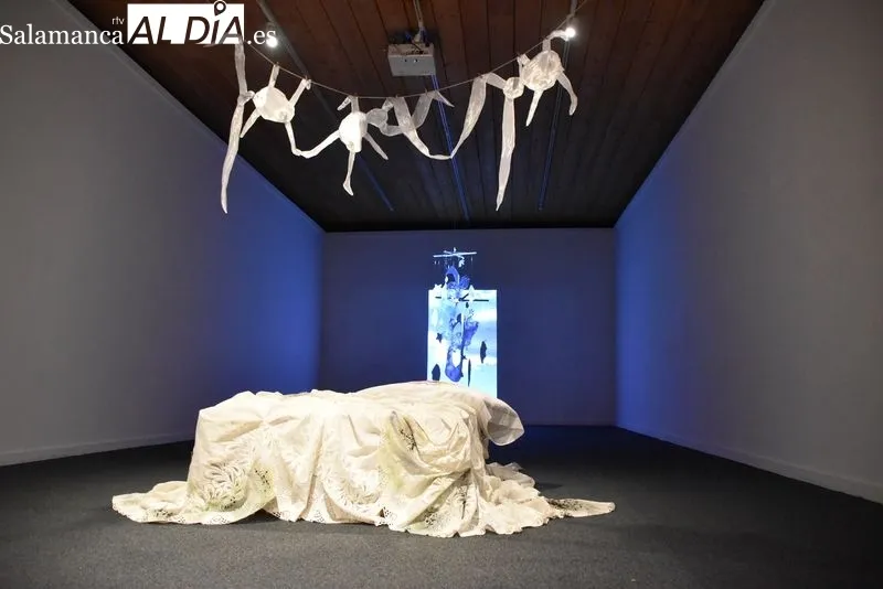 El Espacio Arte Experimental Fonseca acoge la exposición 'De lo sideral a lo visceral', del artista Darío Hernández. Foto de Vanesa Martins