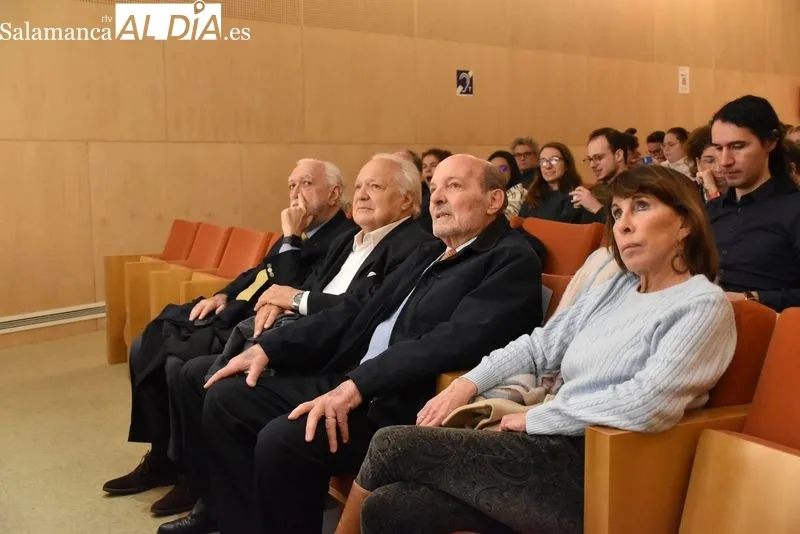 Clase magistral en Salamanca con  los jueces que condenaron a las juntas militares de la dictadura argentina. Foto de Vanesa Martins