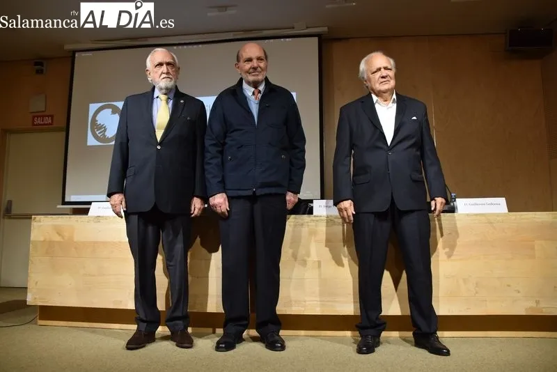 Clase magistral en Salamanca con  los jueces que condenaron a las juntas militares de la dictadura argentina. Foto de Vanesa Martins