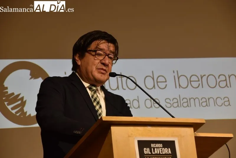 Clase magistral en Salamanca con  los jueces que condenaron a las juntas militares de la dictadura argentina. Foto de Vanesa Martins