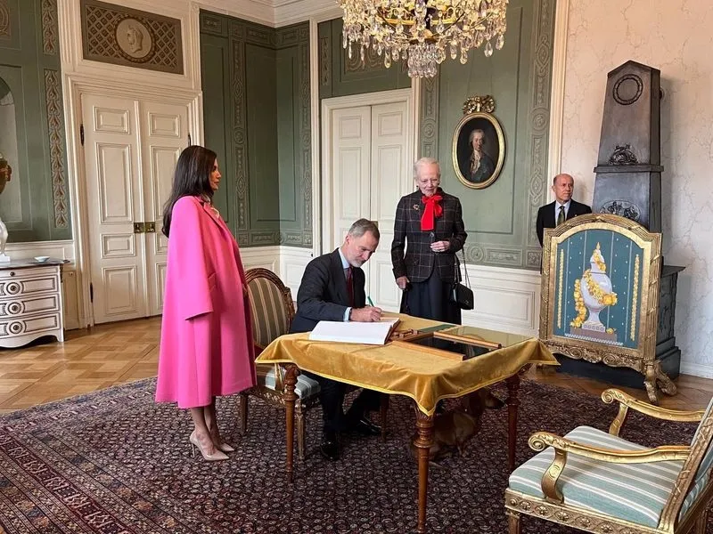 Los Reyes han ofrecido una recepción a la colectividad española en Dinamarca - CASA S.M. EL REY - EP