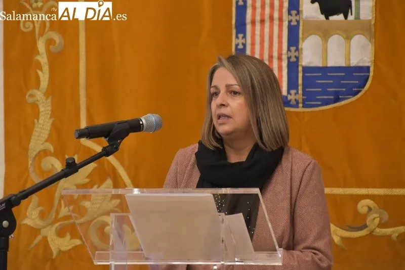 La concejala de Familia e Igualdad de Oportunidades, Miryam Rodríguez, presenta las II Jornadas ‘Mujer, Empresa y Emprendimiento’ en colaboración con la Asociación de Empresarias de Salamanca. Foto Vanesa Martins