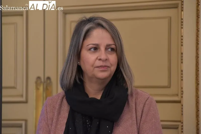 La concejala de Familia e Igualdad de Oportunidades, Miryam Rodríguez, presenta las II Jornadas ‘Mujer, Empresa y Emprendimiento’ en colaboración con la Asociación de Empresarias de Salamanca. Foto Vanesa Martins