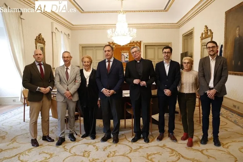 Reunión de esta mañana en el Ayuntamiento del Jurado de Honores y Distinciones de Salamanca. Foto de David Sañudo