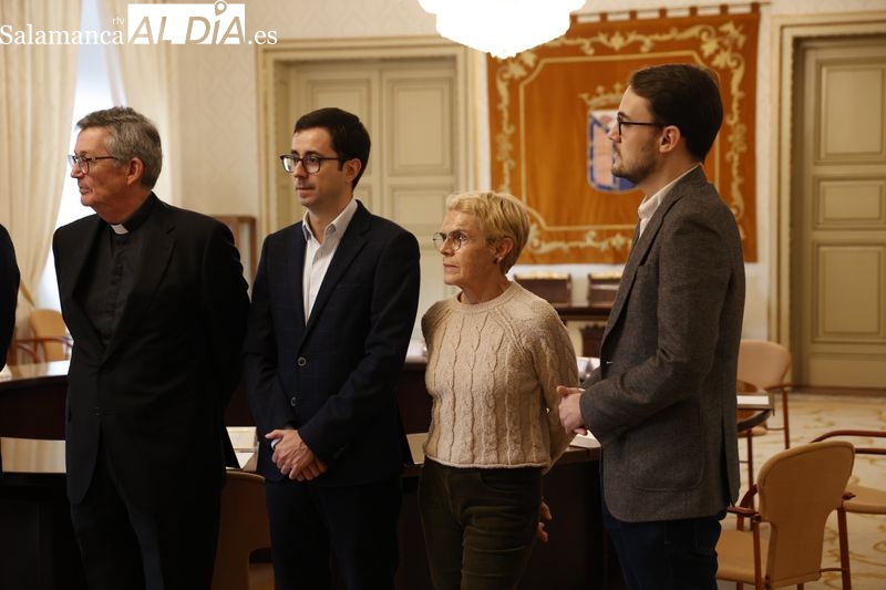 Reunión de esta mañana en el Ayuntamiento del Jurado de Honores y Distinciones de Salamanca. Foto de David Sañudo
