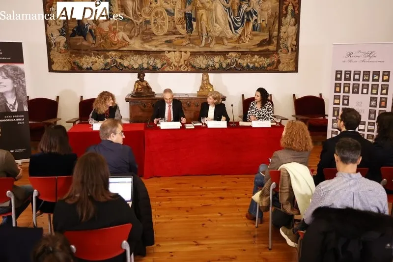 Presentación en la Casa Museo Unamuno de la antología poética de Gioconda Belli, XXXII Premio Reina Sofía de Poesía Iberoamericana. Foto de David Sañudo