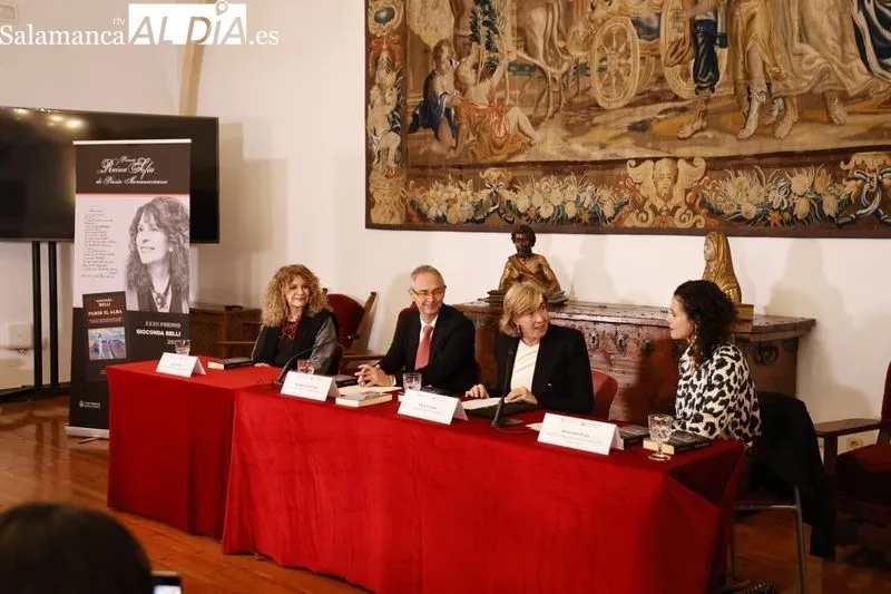 Presentación en la Casa Museo Unamuno de la antología poética de Gioconda Belli, XXXII Premio Reina Sofía de Poesía Iberoamericana. Foto de David Sañudo