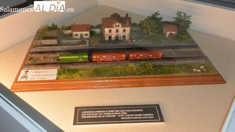 Foto 3 - La exposición de la Casa de los Condes de Lumbrales se amplía con dioramas de cuatro estaciones ferroviarias