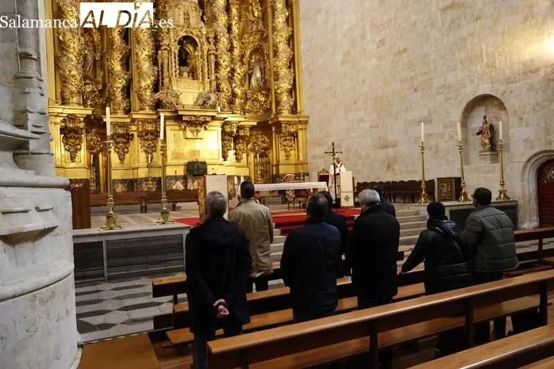 Misa en Salamanca con motivo de la Festividad de San Martín de Porres en la iglesia de San Esteban. Foto de David Sañudo